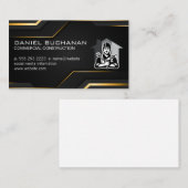 Carte De Visite Construction | Logo de l'entrepreneur général (Devant / Derrière)