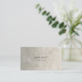Carte De Visite Construction Luxueuse Minimaliste (Debout devant)