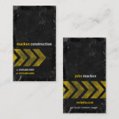 CARTE DE VISITE CONSTRUCTION MACKDADDY DE LA CHROMATOGRAPHIE (Devant / Derrière)