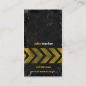 CARTE DE VISITE CONSTRUCTION MACKDADDY DE LA CHROMATOGRAPHIE (Dos)