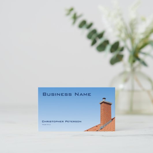 Carte De Visite Construction - maçonnerie (Debout devant)