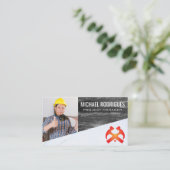 Carte De Visite Construction | Matériau des outils de menuiserie (Debout devant)