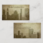 Carte De Visite Construction (meilleure récompense d'aujourd'hui) (Devant / Derrière)