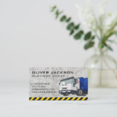 Carte De Visite Construction | Mélangeur de béton | Industriel (Debout devant)