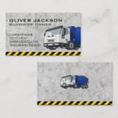 Carte De Visite Construction | Mélangeur de béton | Industriel (Devant / Derrière)