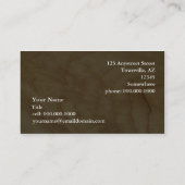 Carte De Visite construction/menuiserie (Dos)