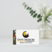Carte De Visite Construction Moderne  (Debout devant)