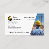 Carte De Visite Construction Moderne  (Dos)