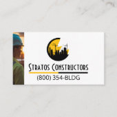 Carte De Visite Construction Moderne  (Devant)