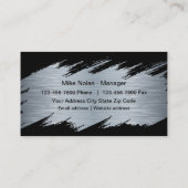 Carte De Visite Construction Moderne Cool (Dos)