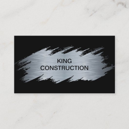 Carte De Visite Construction Moderne Cool (Devant)