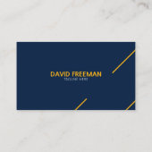 Carte De Visite Construction moderne de bulles jaunes et bleues (Dos)