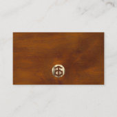 Carte De Visite Construction moderne de menuiserie en bois (Devant)