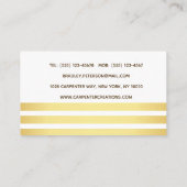 Carte De Visite Construction moderne Handman Carpenter Outils Bois (Dos)