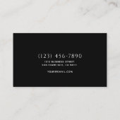 Carte De Visite Construction moderne Handman Carpenter Outils Bois (Dos)