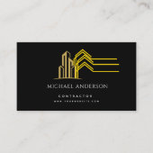 Carte De Visite Construction moderne Handman Carpenter Outils Bois (Devant)
