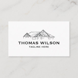 Carte De Visite Construction moderne Handyman Carpenter Outils Bus