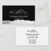 Carte De Visite Construction moderne Handyman Carpenter Outils Bus (Devant / Derrière)