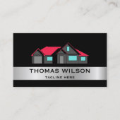 Carte De Visite Construction moderne Handyman Carpenter Outils Bus (Devant)