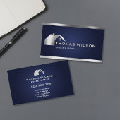 Carte De Visite Construction moderne Handyman Carpenter Roof Or