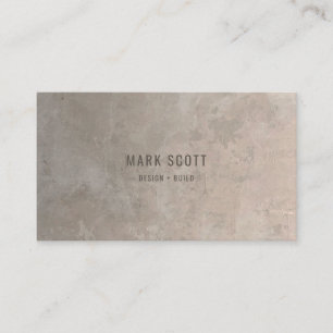 Carte De Visite Construction Moderne Minimaliste