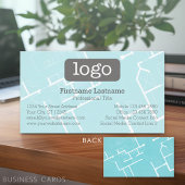 Carte De Visite Construction ou architecte - Plan directeur et log