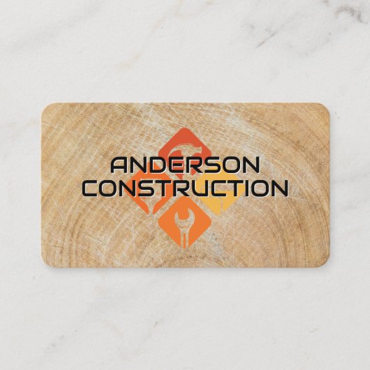 Carte De Visite Construction | Outils de constructeur (Devant)
