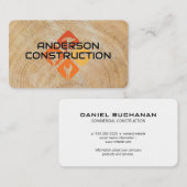 Carte De Visite Construction | Outils de constructeur (Devant / Derrière)