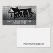 Carte De Visite Construction | Outils main | Acier (Devant / Derrière)