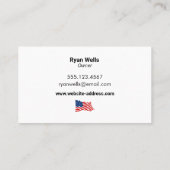 Carte De Visite Construction patriotique (Dos)