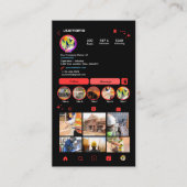 Carte De Visite Construction Professional Builder Handyman QR Code (Devant)