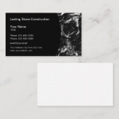 Carte De Visite Construction professionnelle (Devant / Derrière)