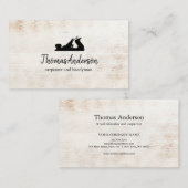 Carte De Visite Construction professionnelle et menuiserie (Devant / Derrière)