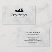 Carte De Visite Construction professionnelle et menuiserie (Devant / Derrière)