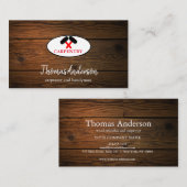 Carte De Visite Construction professionnelle et menuiserie (Devant / Derrière)