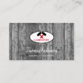 Carte De Visite Construction professionnelle et menuiserie (Devant)