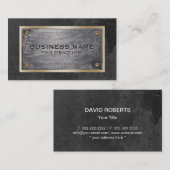 Carte De Visite Construction professionnelle métallique (Devant / Derrière)