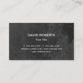 Carte De Visite Construction professionnelle métallique (Dos)