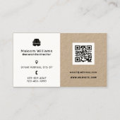 Carte De Visite Construction professionnelle moderne (Dos)