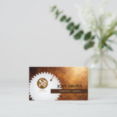 Carte De Visite Construction professionnelle Outils globaux de men (Debout devant)