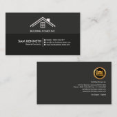Carte De Visite Construction professionnelle simple et créative (Devant / Derrière)