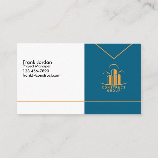 Carte De Visite Construction Project Manager (Dos)
