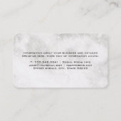 Carte De Visite Construction | Propriétés | Immobilier (Dos)