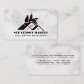 Carte De Visite Construction | Propriétés | Immobilier (Devant / Derrière)