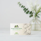 Carte De Visite Construction résidentielle | GreenLight Drafter (Debout devant)