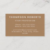 Carte De Visite Construction Rusty Professional (Dos)