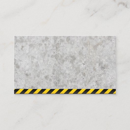 Carte De Visite Construction | scie (Dos)