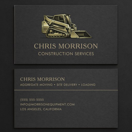 Carte De Visite Construction Services