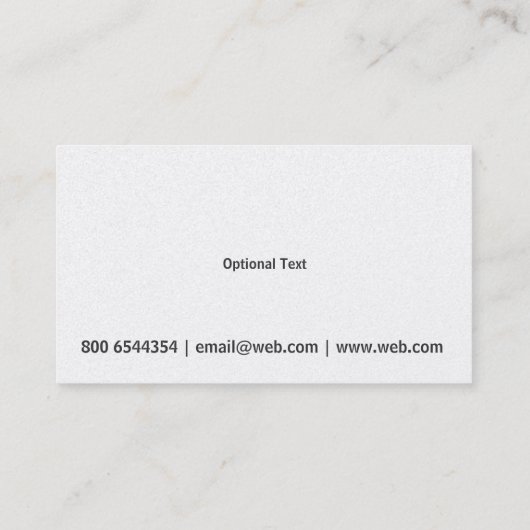 Carte De Visite Construction simple moderne de mur de briques de (Dos)