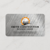 Carte De Visite Construction Site Build | General Contractor (Devant)